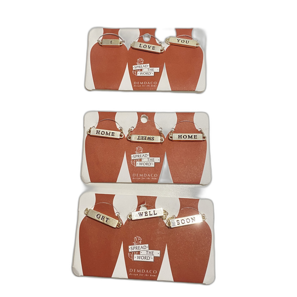 Demdaco Set of Inspirational Charm Set (Set of 3)